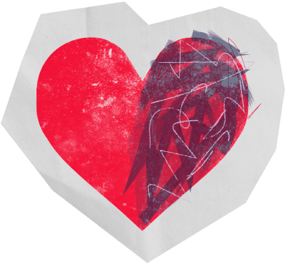 Gedeeltelijk geheeld hart